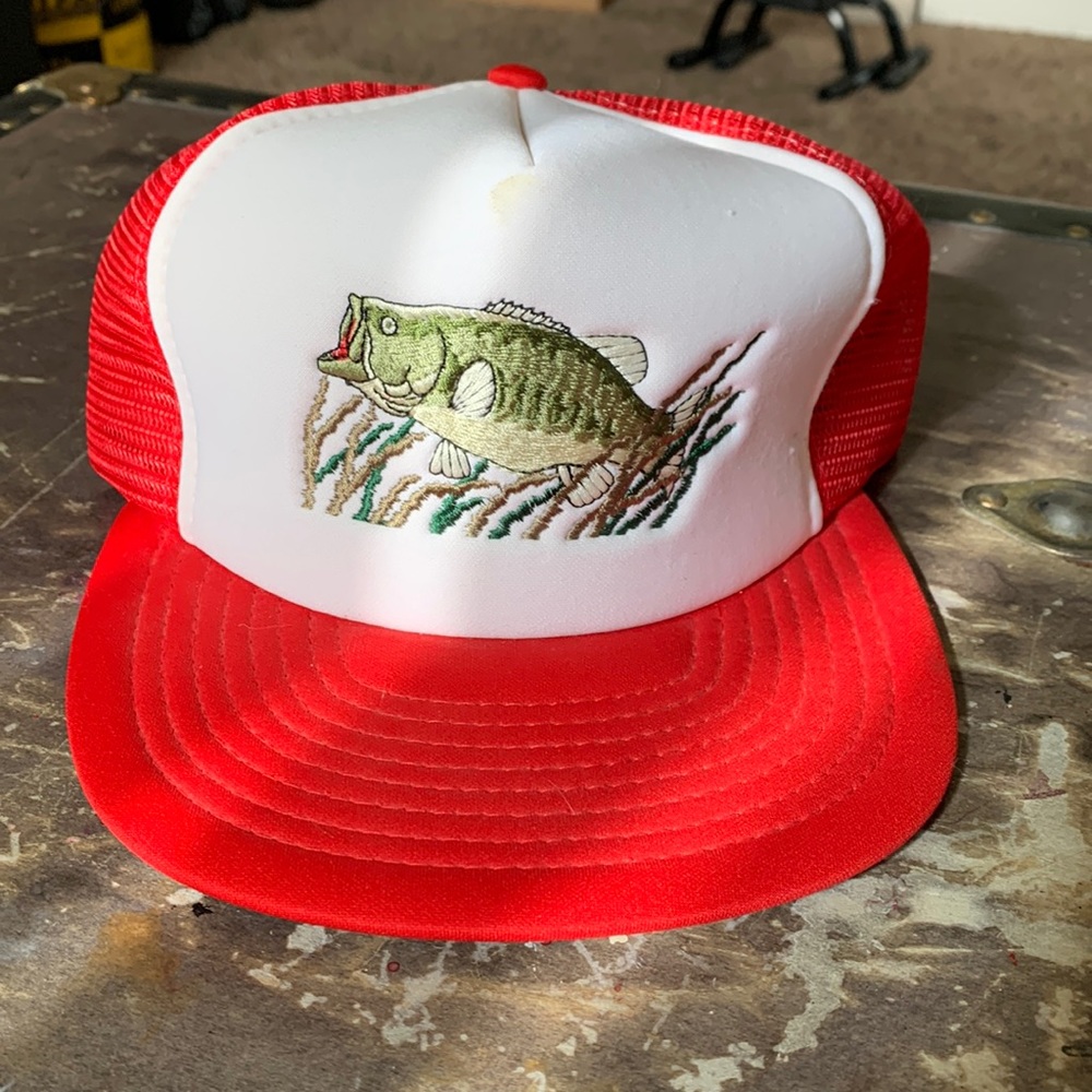VTG Speedway Bass Fishing Trucker hat